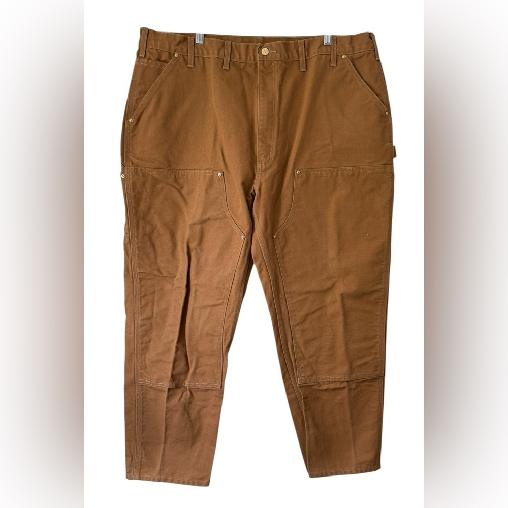 Carharrt Men's Loose Fit Firm Duck Double Front Utility Work Pants 44x30